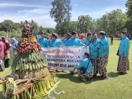 Partisipasi Pamong Desa Argodadi Dalam Kirab Budaya