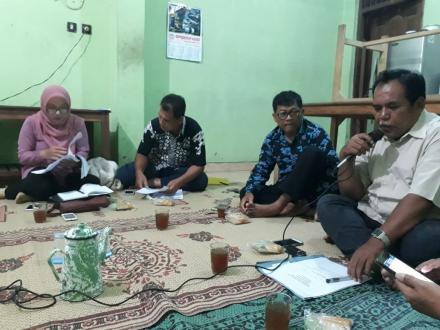 Sosialisasi Padat Karya dari Depnakertrans Bantul di Pedukuhan Sungapan Dukuh RT 062