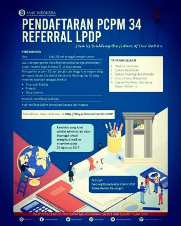 Pendaftaran PCPM 34 Referral LPDP