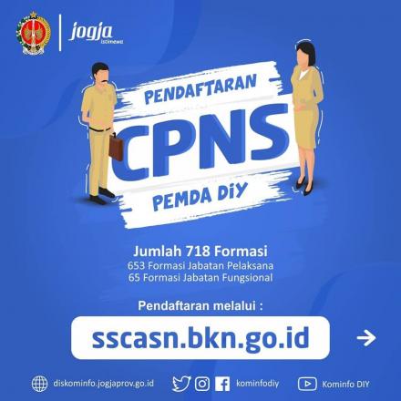 Pendaftaran CPNS Pemda DIY