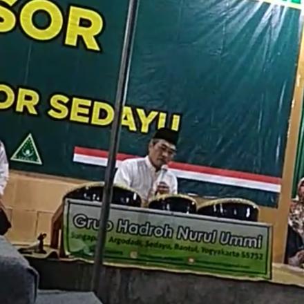 Wakil Bupati Bantul Buka Rijalul Ansor dan Raker Ansor Sedayu