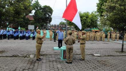 Kecamatan Sedayu Gelar Upacara Tanggal 17