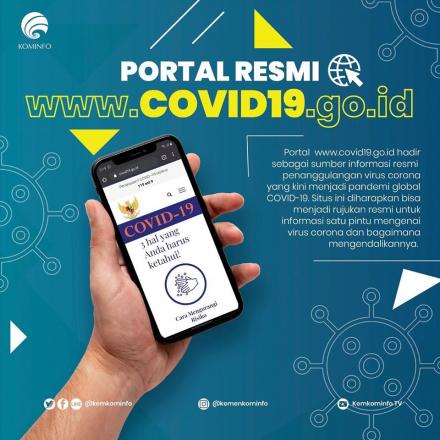 Pemerintah Luncurkan Portal Covid-19