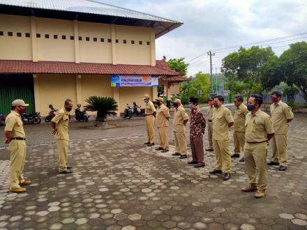 Pamong Argodadi Laksanakan Apel Senin Pagi