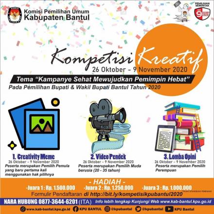 Pilkada, KPU Bantul Adakan Lomba