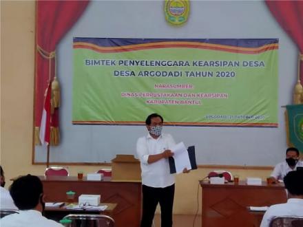 Pemdes Argodadi Selenggarakan Bimtek Kearsipan