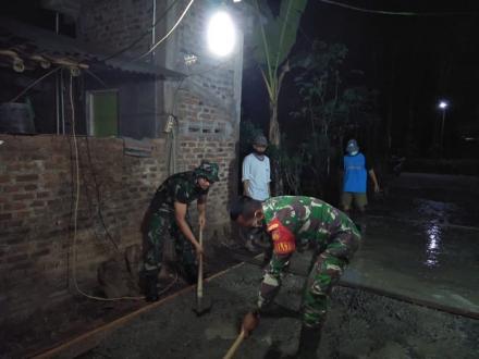 Babinsa Argodadi Laksanakan Kegiatan Karya Bhakti TNI