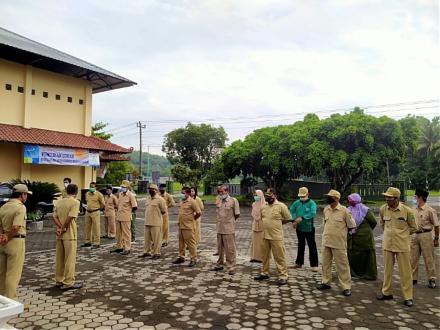 Pamong Argodadi Apel Senin Pagi