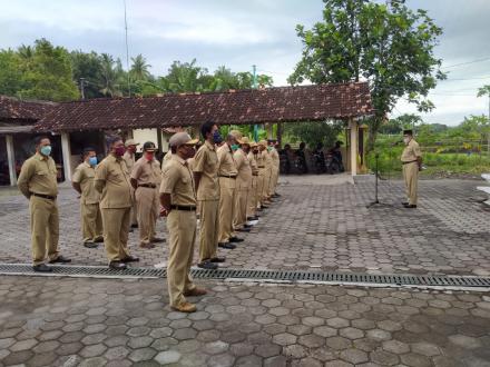 Apel Senin Pagi, Covid-19 Jadi Perhatian Kalurahan Argodadi