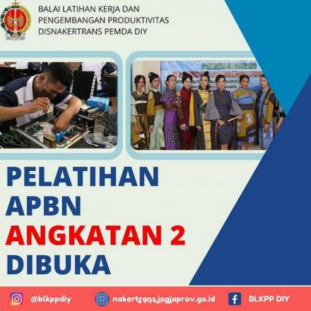 BLKPP DIY Buka Pendaftaran Pelatihan