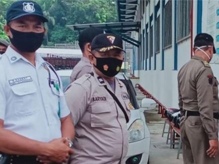 Monitoring Prokes, Satpol PP Bantul Kunjungi PT Marvel