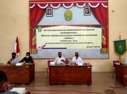 Pemerintah Kalurahan Argodadi Selenggarakan Musrenbangkal RPJMKal