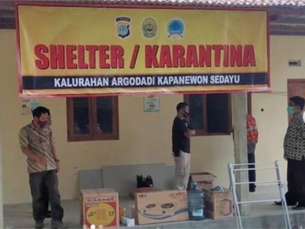 Pemerintah Kalurahan Argodadi Tinjau Shelter Cawan