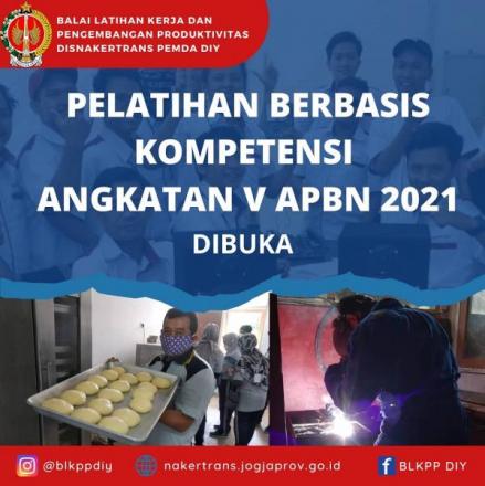 PENDAFTARAN PELATIHAN BLKPP DIY GELOMBANG 5 TAHUN 2021