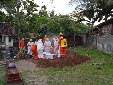 Sehari, FPRB Argodadi Laksanakan Dua Pemakaman