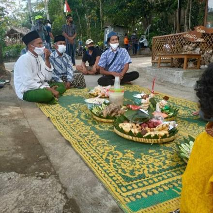 Pandemi, Baritan di Padukuhan Cawan Dilaksanakan Secara Sederhana