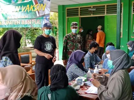 Vaksinasi Dosis 2, SMP N 2 Sedayu Siap Pembelajaran Tatap Muka