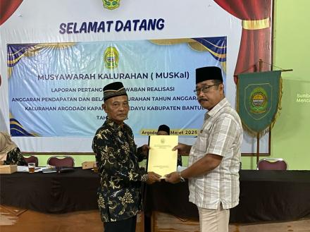 Bamuskal Argodadi Gelar Muskal LPJ Realisasi APBKal TA 2024