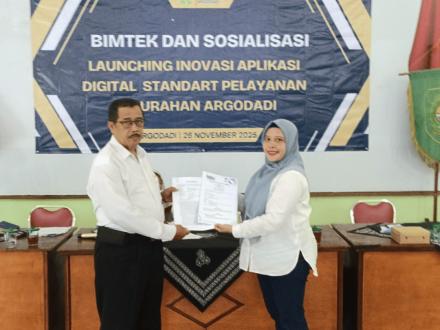 Persembahan Hari Jadi Ke 79 : Kelurahan Argodadi Me-launching Aplikasi Dadi Smart