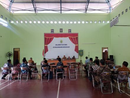 Perkuat Validasi Data Sosial dan Perlindungan Masyarakat, Pemkal Argodadi Gelar Rakor Bersama Panewu